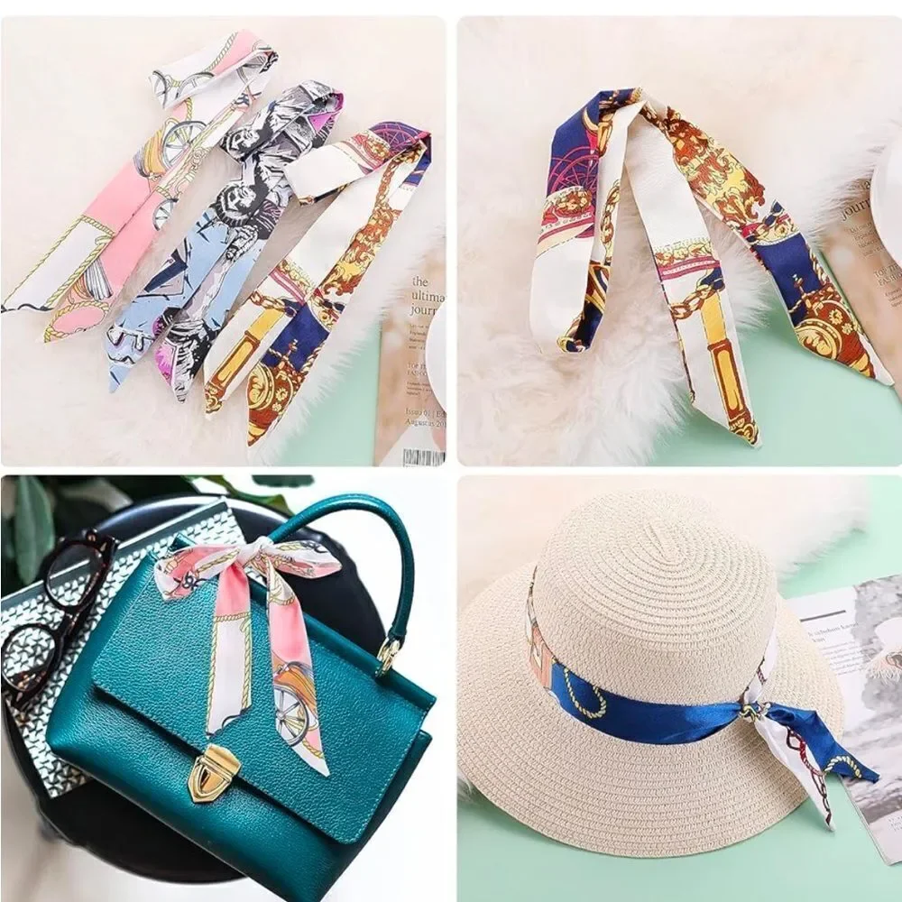 Satin scarfs  bundle 4 items NEW